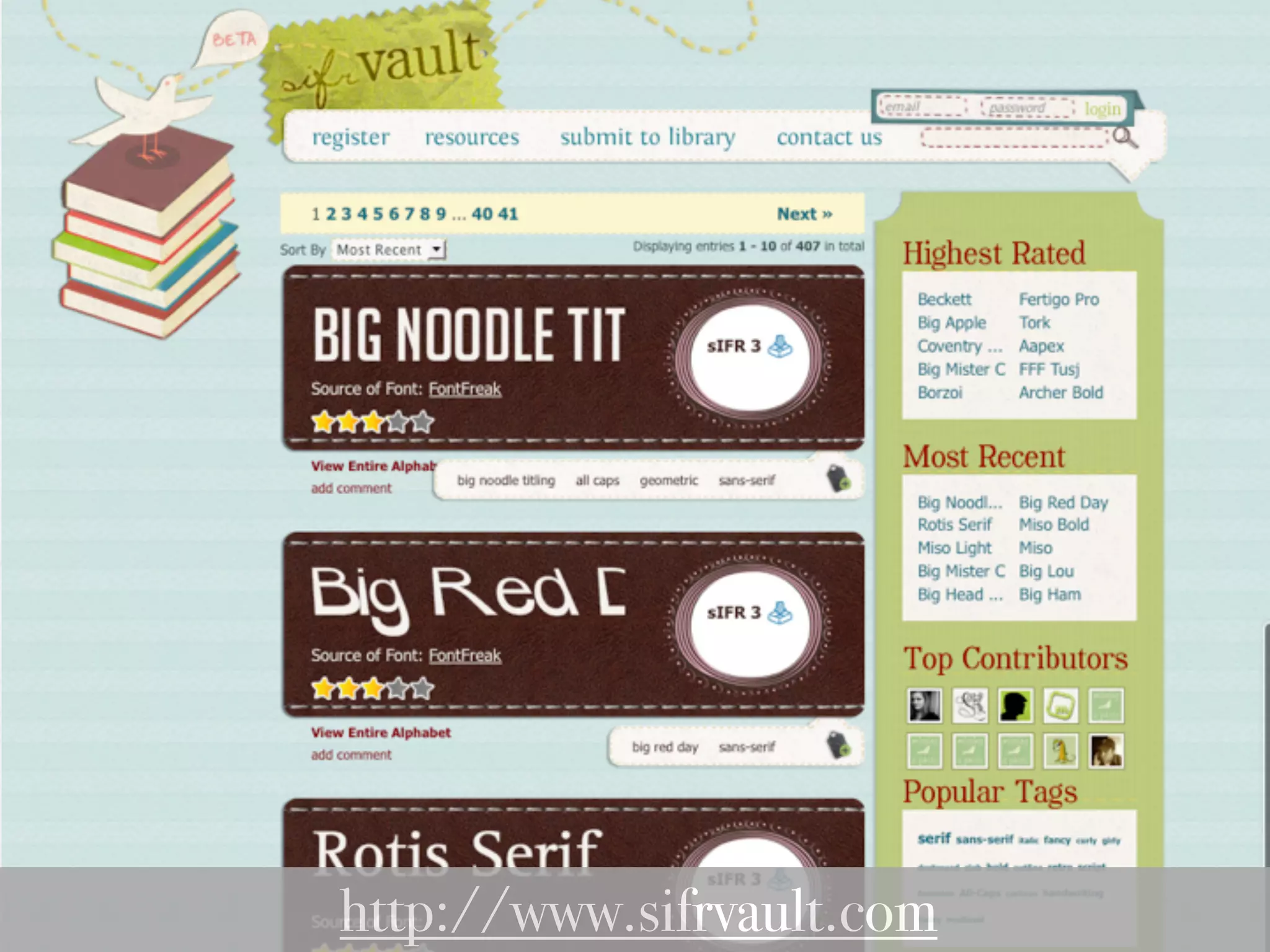 Rich Typography Options For The Web - or - Why sIFR is Dead in 2009