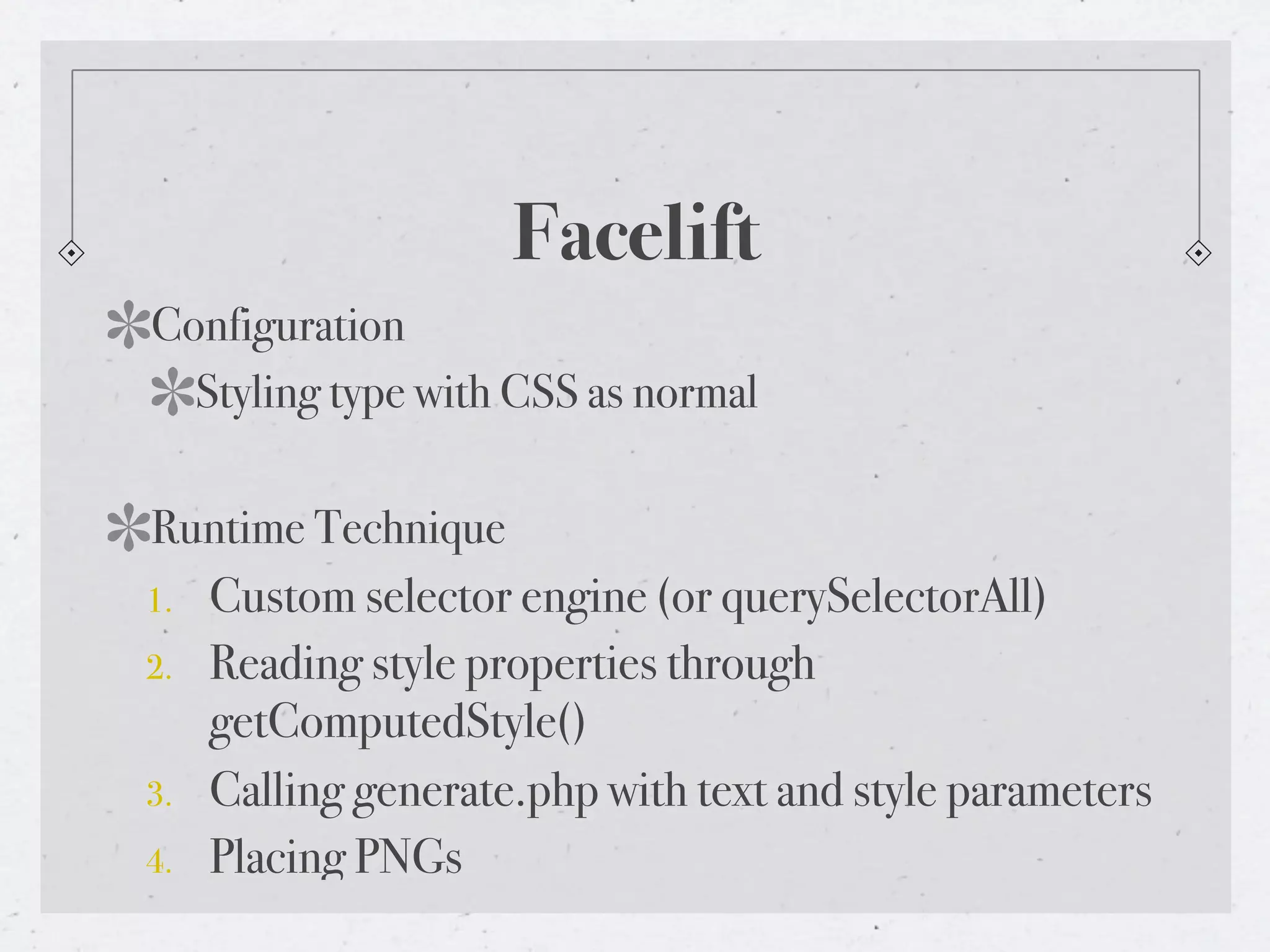 Rich Typography Options For The Web - or - Why sIFR is Dead in 2009