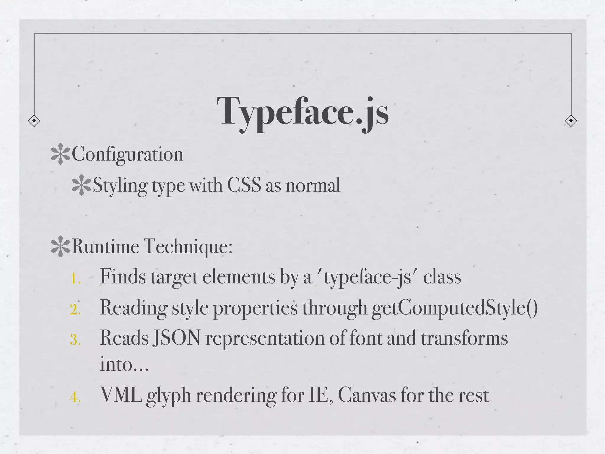 Rich Typography Options For The Web - or - Why sIFR is Dead in 2009