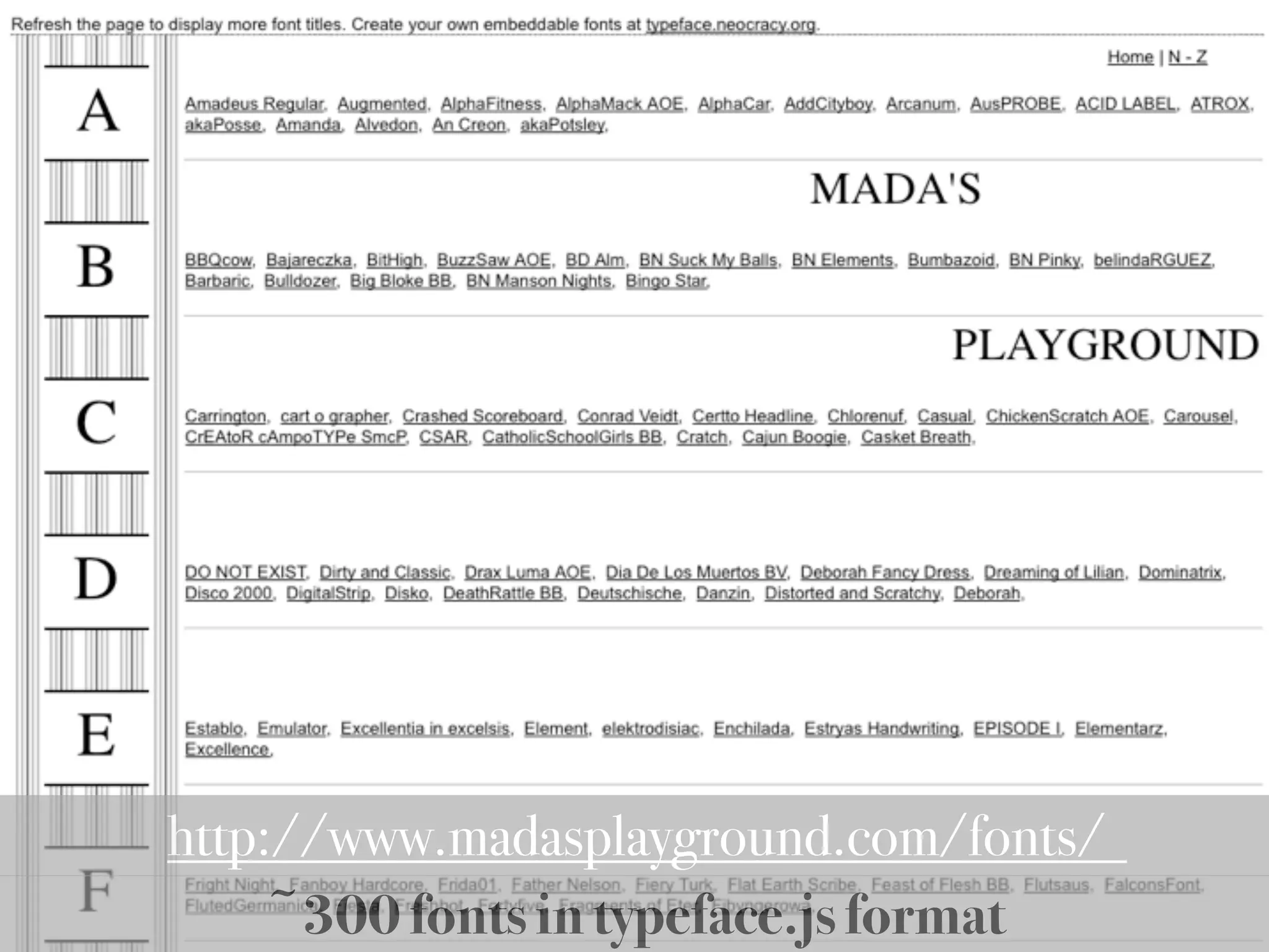 Rich Typography Options For The Web - or - Why sIFR is Dead in 2009