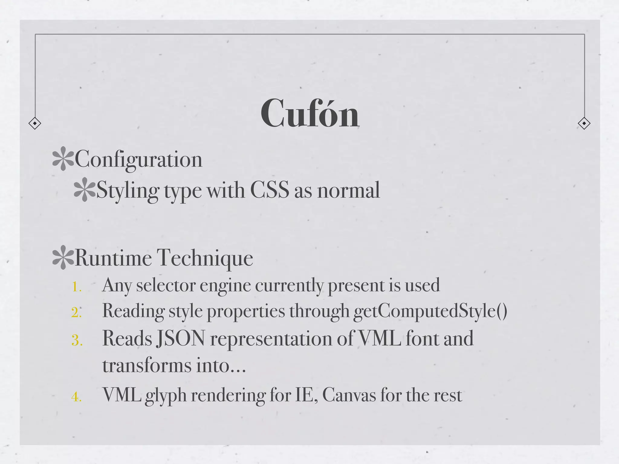 Rich Typography Options For The Web - or - Why sIFR is Dead in 2009