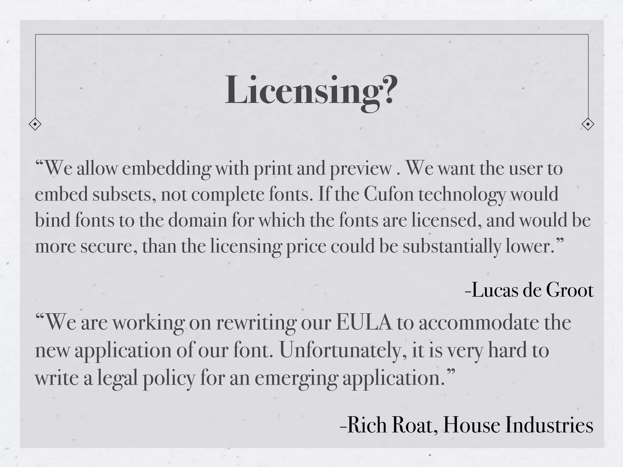 Rich Typography Options For The Web - or - Why sIFR is Dead in 2009