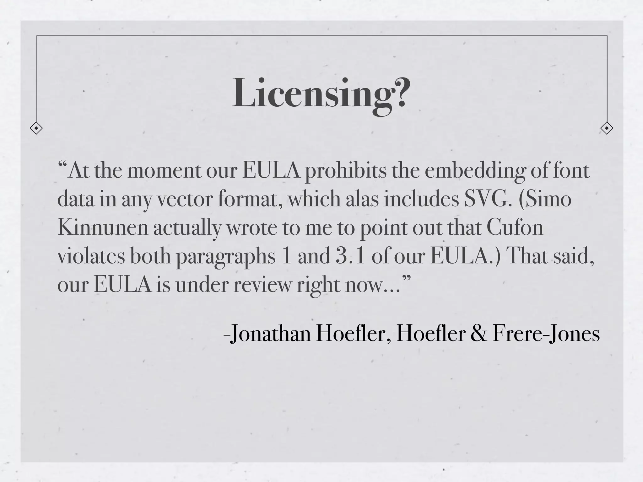 Rich Typography Options For The Web - or - Why sIFR is Dead in 2009