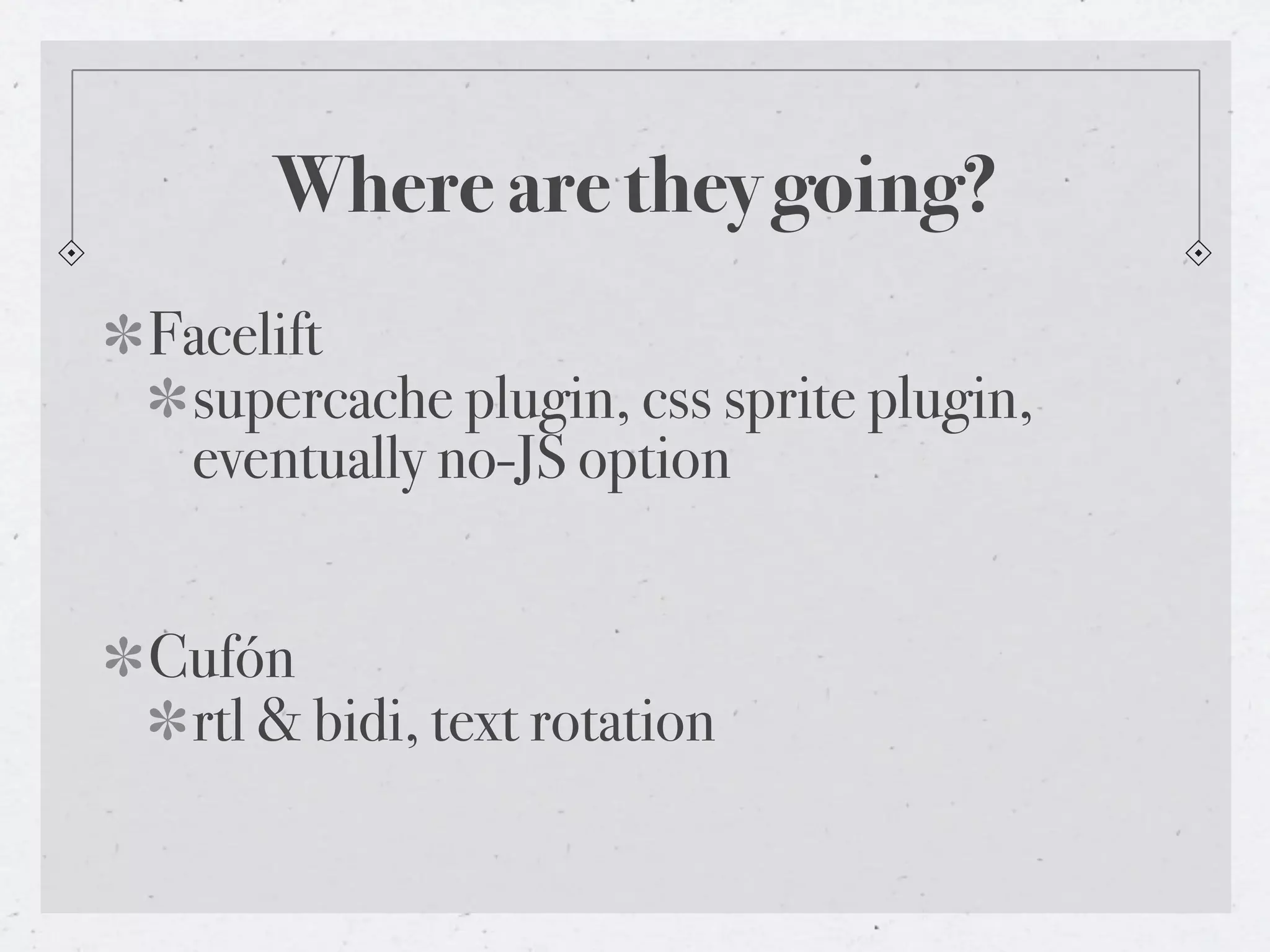 Rich Typography Options For The Web - or - Why sIFR is Dead in 2009