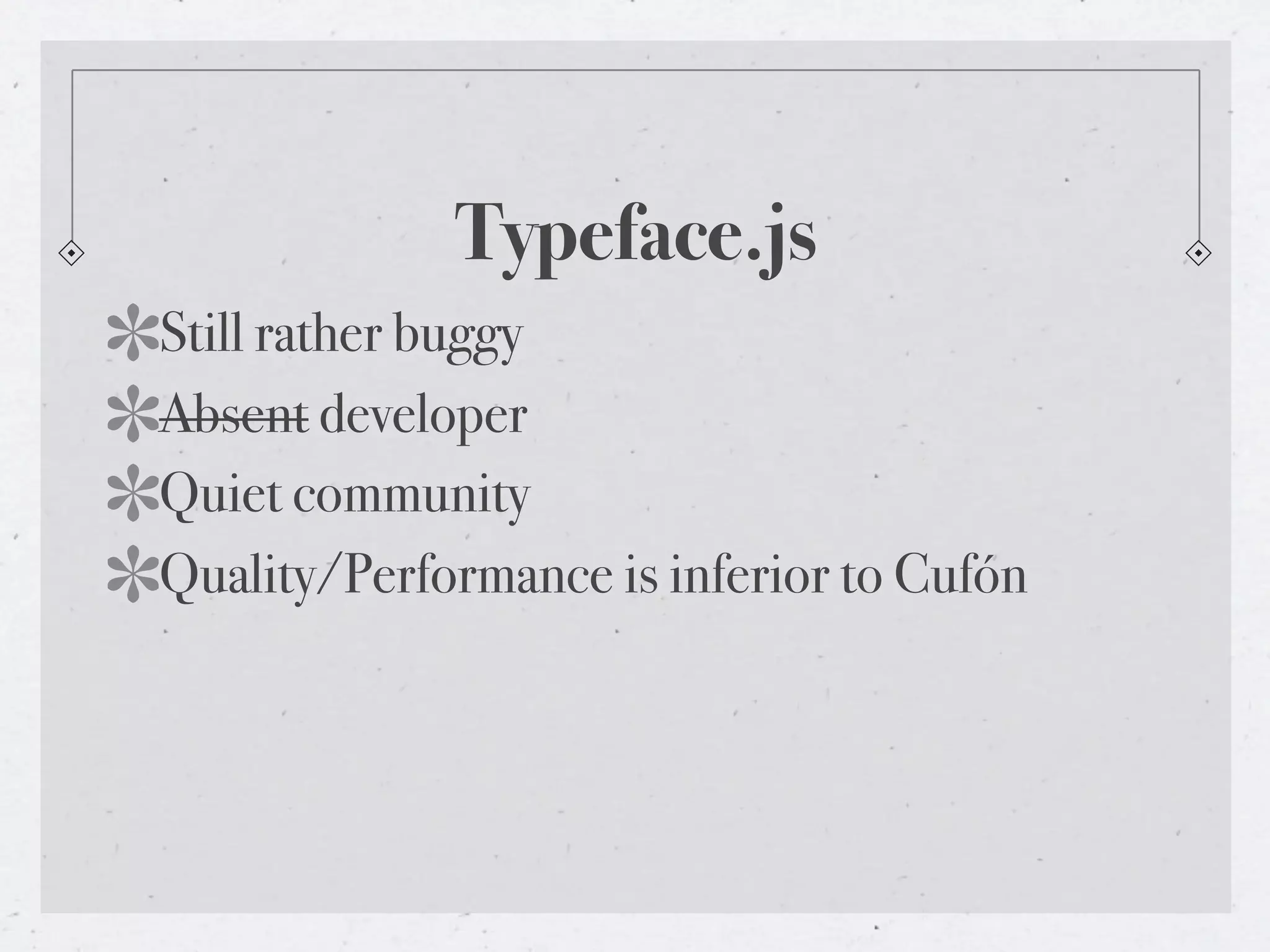 Rich Typography Options For The Web - or - Why sIFR is Dead in 2009