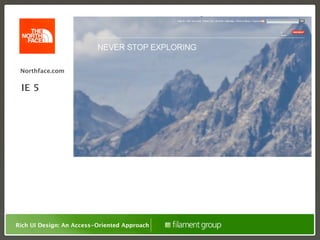 Northface.com


 IE 5




Rich UI Design: An Access-Oriented Approach
 