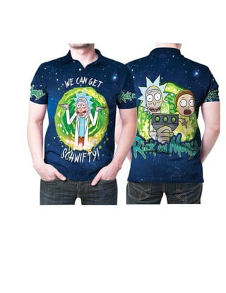 Rick and morty polo t shirt collection 