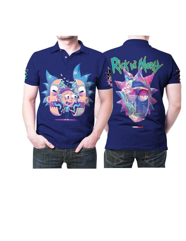 Rick and morty polo t shirt collection 