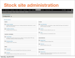 Stock site administration




                          Click to edit Master text styles


                               ...