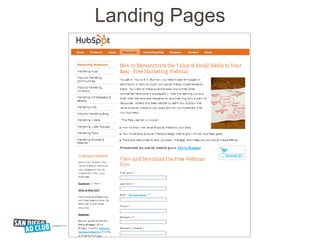 Landing Pages
 
