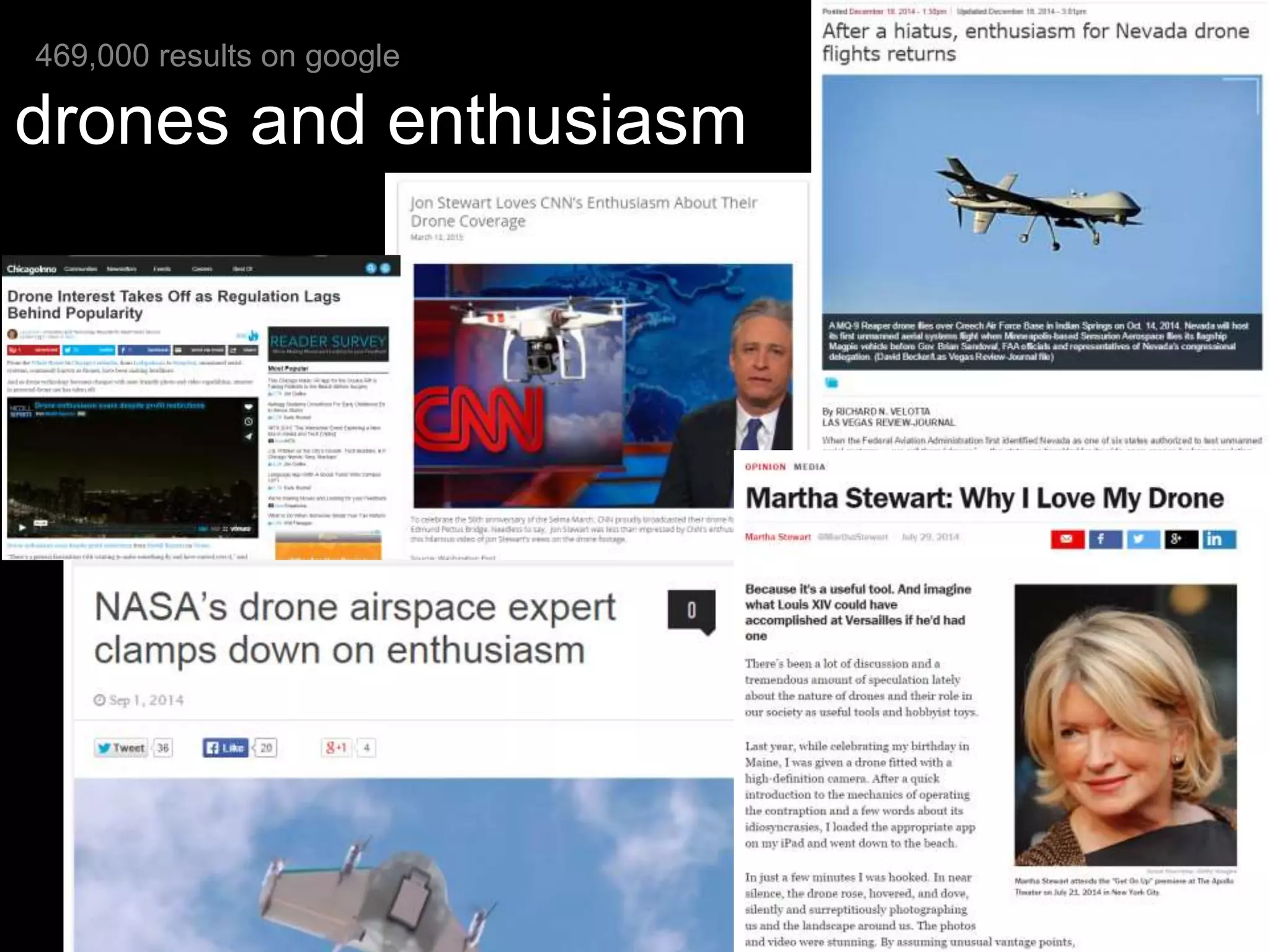 5/13/15 @bricker #CUGOS2015 #dronie 11
469,000 results on google
drones and enthusiasm
 