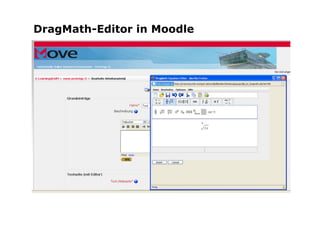 DragMath-Editor in Moodle
 