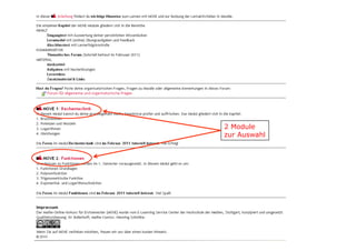 2 Module
zur Auswahl
 