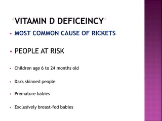 Rickets a brief outlook | PPTX