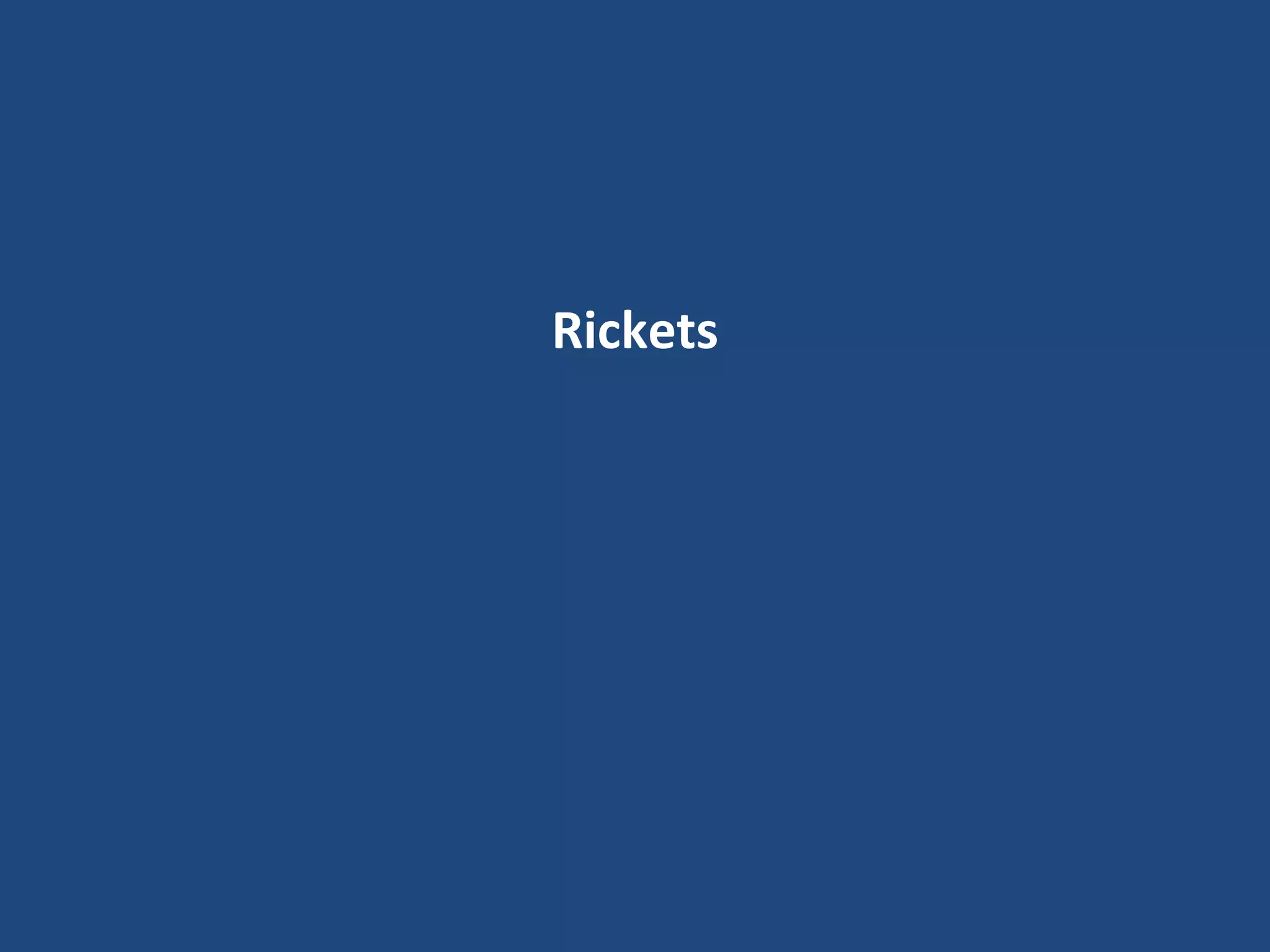 rickets | PPTX