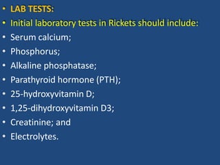 Test For Rickets rickets | PPTX