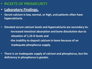 Calcium Rickets rickets | PPTX