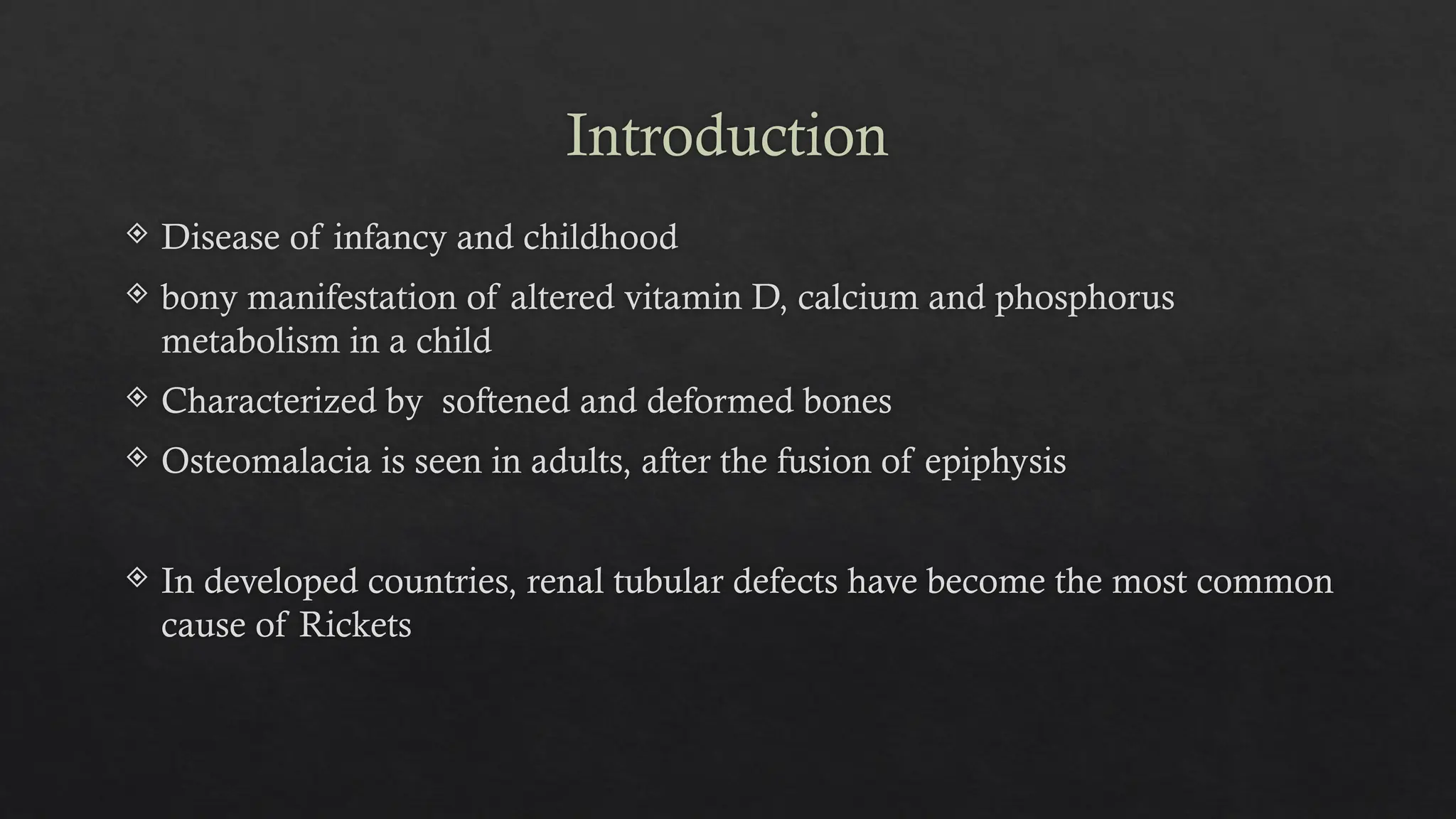 rickets 