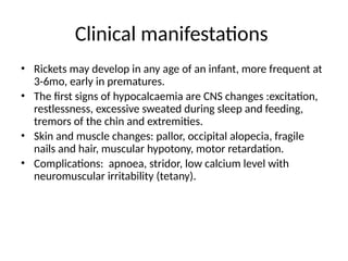 Rickets in children from diagnosis to treatment | PPTX