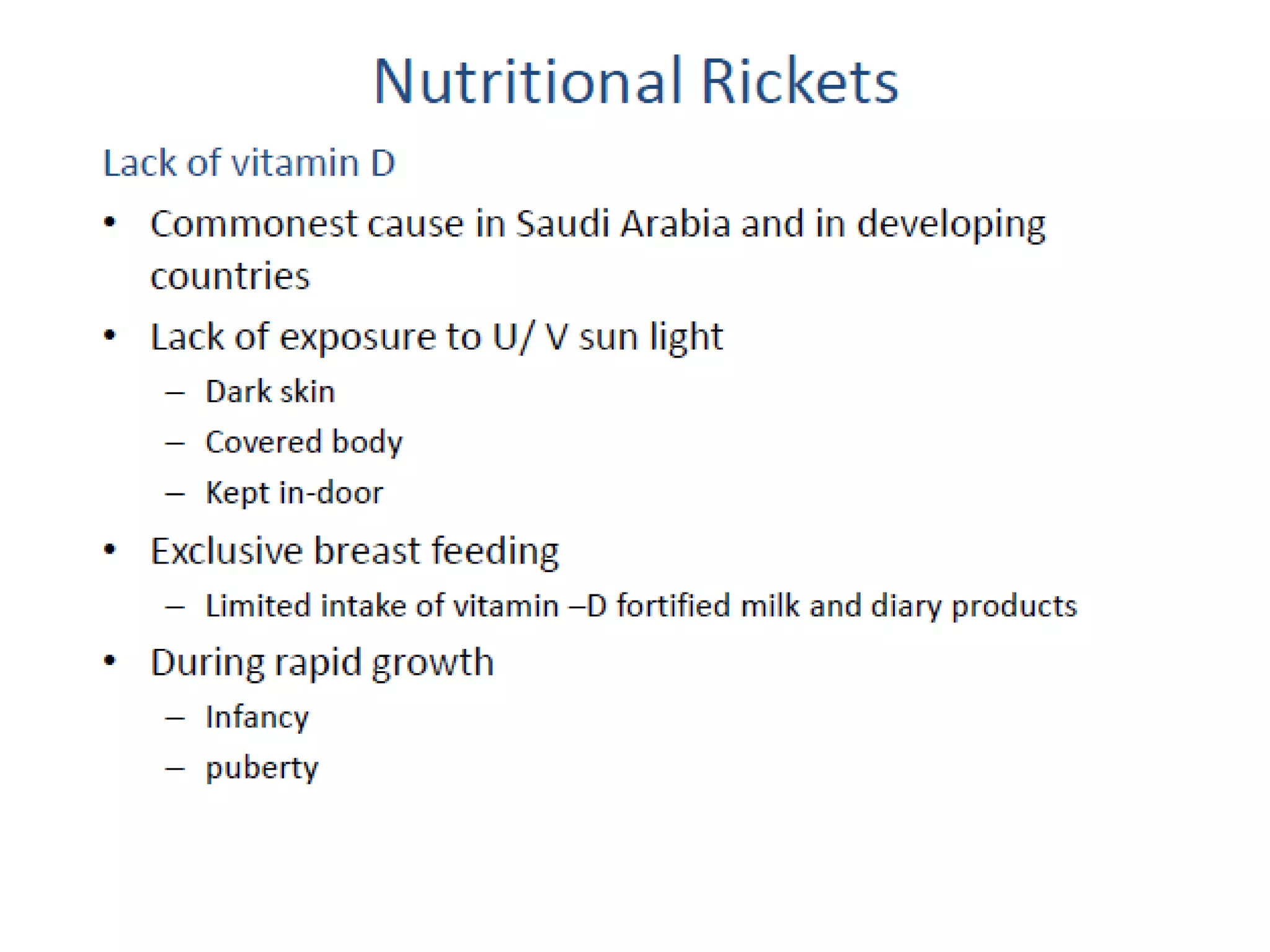 Mervin Rickets Rickets in children | PDF