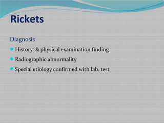 Rickets & osteomalacia | PPT