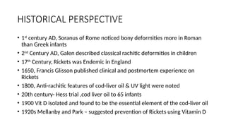 Pathology and management of Rickets, ppt. | PPTX