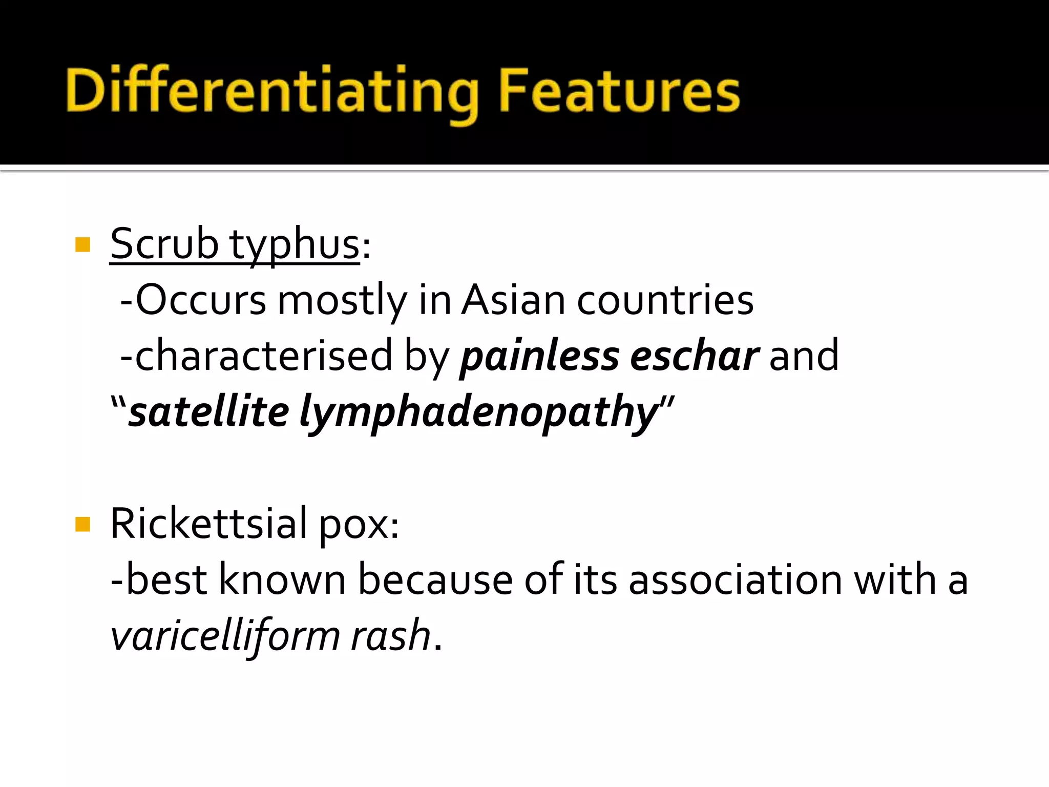 Rickettsial infections | PPTX
