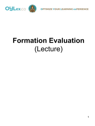 1
Formation Evaluation
(Lecture)
 