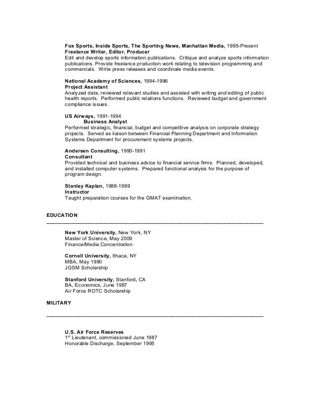 associate producer resume samples