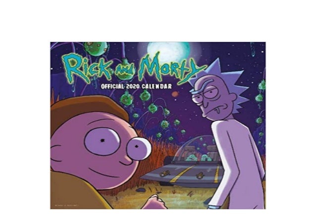 BOOK_PAPERBACK Rick Morty 2020 Calendar Official Square Wall Format