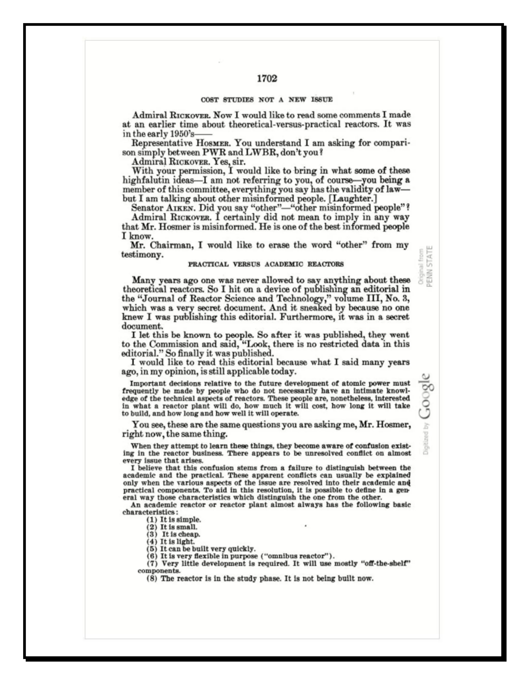 Practical versus Academic Reactors | PDF