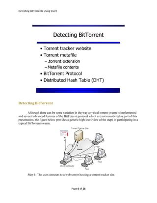 Java Torrent Protocol Detecting BitTorrents Using Snort | PDF
