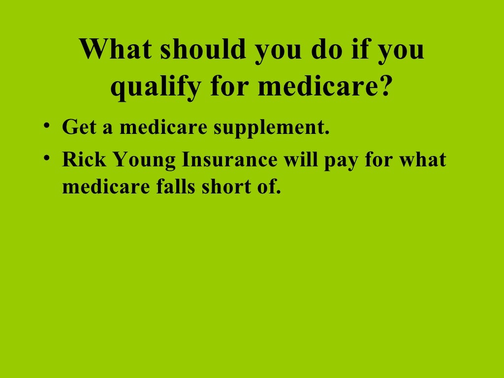 Medicare Rick Young Insurance