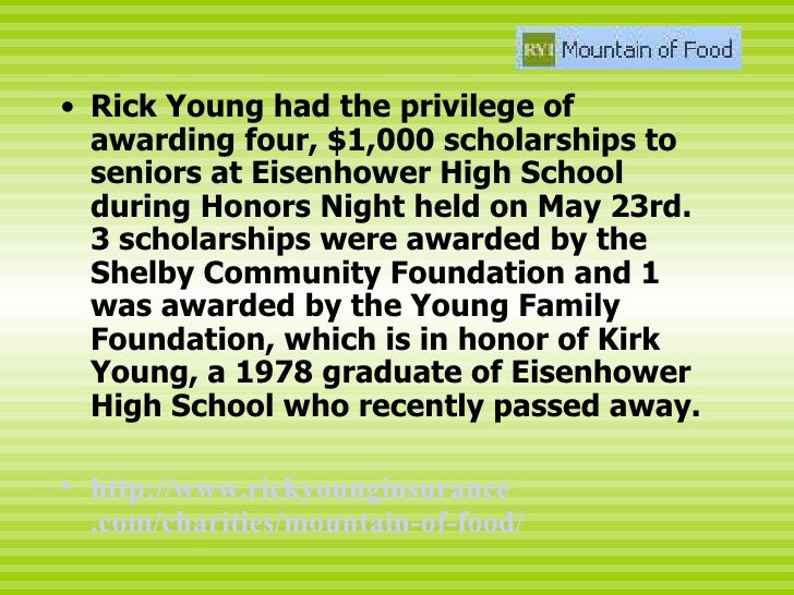 Rick young insurance mountainof food Rick young insurance mountainof food