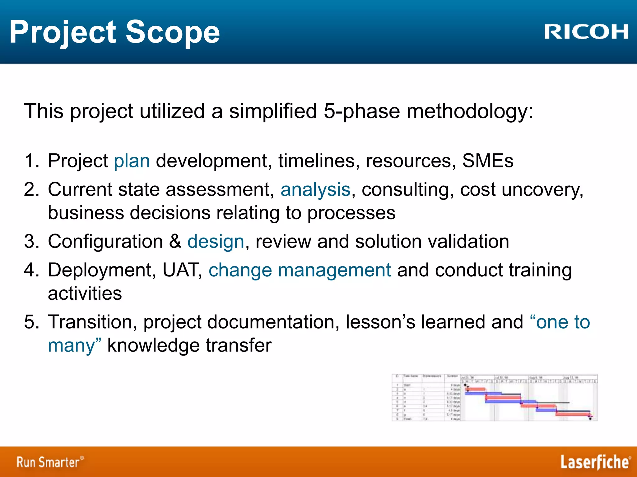 Laserfiche & Ricoh Canada Presentation Gartner ITxpo 2013 PPT