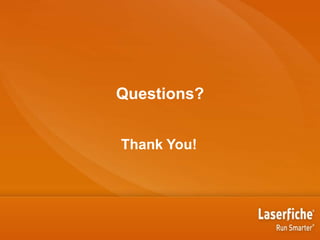 Questions?
Thank You!

 