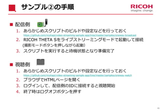RICOH THETA x IoT デベロッパーズ コンテスト 第2回クラウドAPIセミナー
