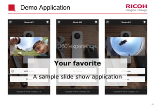 29
Demo Application
Your favorite
A sample slide show application
 