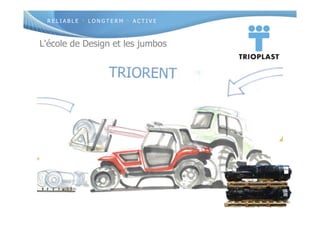 R E L I A B L E · L O N G T E R M · A C T I V E
L'école de Design et les jumbos
 