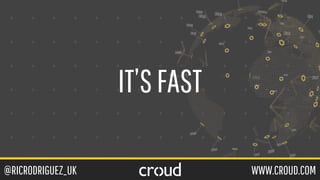 @RICRODRIGUEZ_UK WWW.CROUD.COM
IT’SFAST
 
