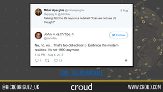 @RICRODRIGUEZ_UK WWW.CROUD.COM
LINK-SEOROUNDTABLE
 