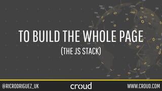@RICRODRIGUEZ_UK WWW.CROUD.COM
TOBUILDTHEWHOLEPAGE
(THEJSSTACK)
 