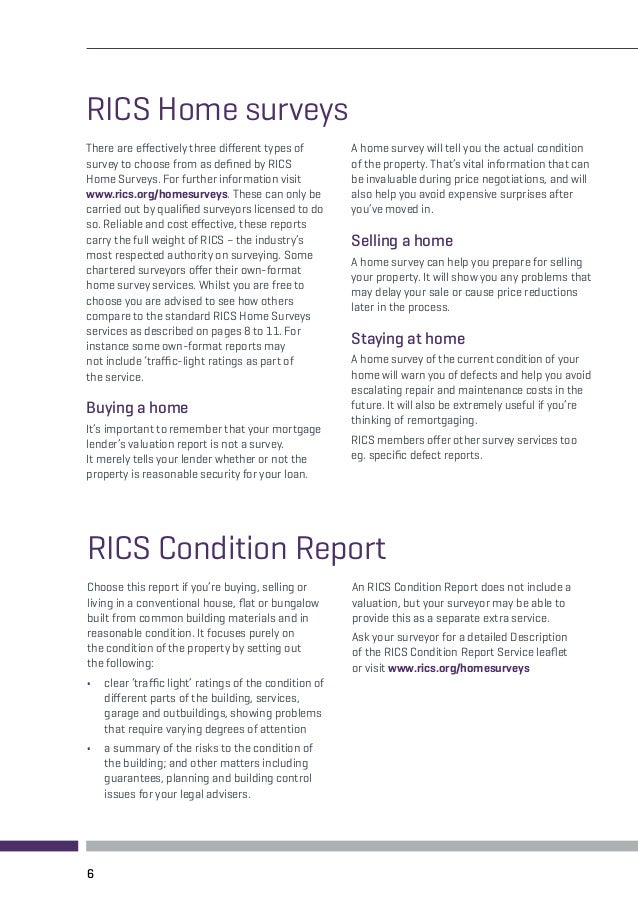 RICS Home Survey Guide