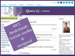 RICS Nederland: Sociale media & vastgoed 