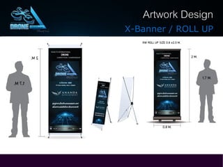 จุดวางในบริเวณพื0นที3ภายในห้องอบรม ภาคปฏิบัติให้กับทีมแข่งขัน
หรือใช้วางตกแต่งในกรณีต่างๆเพื3อเก็บภาพ ทั0งยังนําไปยังต่างประเทศตอนช่วงแข่งขันได้อีกด้วย
Artwork Design
X-Banner / ROLL UP
 