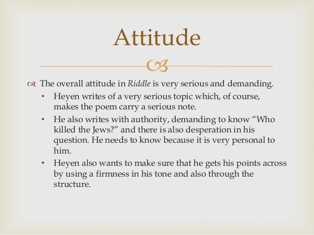 English 30 1 Riddle Poetry Analysis