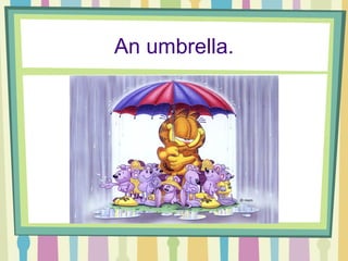An umbrella. 
