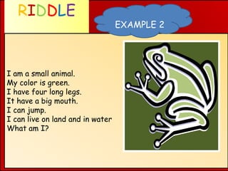 Animal Riddles. | PPT