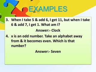Riddles | PPTX