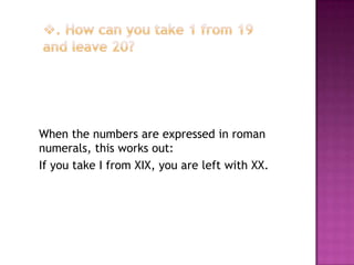 Ix Riddle Answers Riddles(57) | PPTX